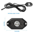 8-Pieces: Auto RGB LED Rock Light Kit by DailySale