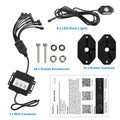 8-Pieces: Auto RGB LED Rock Light Kit by DailySale
