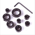 8-Pieces Set: Woodworking Drill Bit Depth Stop Collars Ring Positioner by DailySale