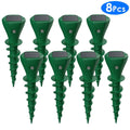 8-Pieces: Solar Powered Repellent Waterproof Solar Vibration Stake by DailySale