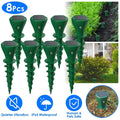 8-Pieces: Solar Powered Repellent Waterproof Solar Vibration Stake by DailySale