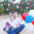 8 Strands Patriotic Star Streamers Banner Garland by DailySale