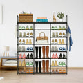 8-Tier Shoe Rack Metal Shoe Storage Shelf by DailySale