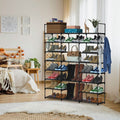 8-Tier Shoe Rack Metal Shoe Storage Shelf by DailySale