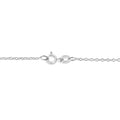 .925 Sterling Silver 1/6 Cttw Round Brilliant-Cut Diamond Accented Open Heart with Love 18" Pendant Necklace (H-I Color, I1-I2 Clarity) by Bids.com