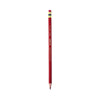 Prismacolor Col-Erase Pencil with Eraser, 0.7 mm, 2B (#1), Carmine Red Lead, Carmine Red Barrel, Dozen