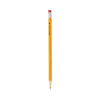 Universal #2 Woodcase Pencil, HB (#2), Black Lead, Yellow Barrel, Dozen