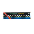 Ticonderoga Erasable Colored Pencils, 2.6 mm, 2B (#1), Blue Lead, Blue Barrel, Dozen