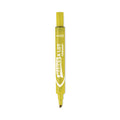 Avery MARKS A LOT Large Desk-Style Permanent Marker, Broad Chisel Tip, Yellow, Dozen (8882)