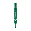 Avery MARKS A LOT Large Desk-Style Permanent Marker, Broad Chisel Tip, Green, Dozen (8885)