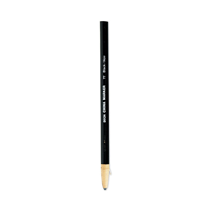 Dixon China Marker, Black, Dozen