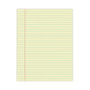 Universal Glue Top Pads, Wide/Legal Rule, 50 Canary-Yellow 8.5 x 11 Sheets, Dozen