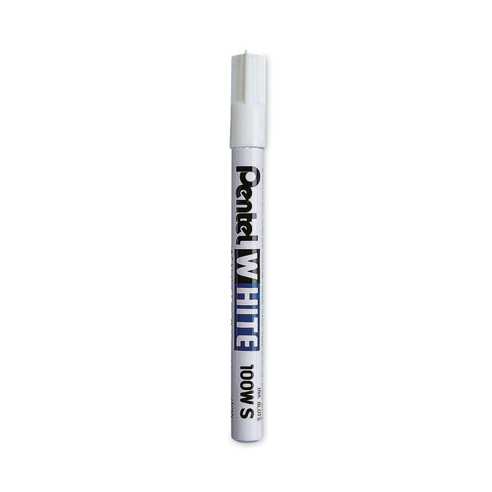 Pentel White Permanent Marker, Fine Bullet Tip, White