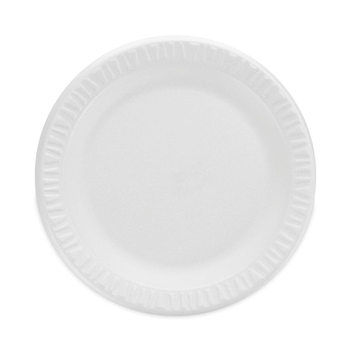 Dart Concorde Non-Laminated Foam Plate, 9" dia, 125/Pack, 4 Packs/Carton