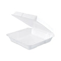 Dart Insulated Foam Hinged Lid Containers, 1-Compartment, 9.3 x 9.5 x 3, White, 200/Pack, 2 Packs/Carton