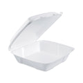 Dart Insulated Foam Hinged Lid Containers, 1-Compartment, 9 x 9.4 x 3, White, 200/Pack, 2 Packs/Carton