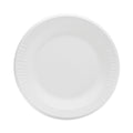 Dart Concorde Non-Laminated Foam Plate, 10.25" dia., White, 125/Pack, 4 Packs/Carton