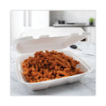 Dart Insulated Foam Hinged Lid Containers, 1-Compartment, 9 x 9.4 x 3, White, 200/Pack, 2 Packs/Carton