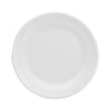 Dart Concorde Non-Laminated Foam Plate, 6" dia, White,125/Pack, 8 Packs/Carton