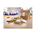 Dart Insulated Foam Hinged Lid Containers, 1-Compartment, 7.9 x 8.4 x 3.3, White, 200/Pack, 2 Packs/Carton