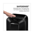 Fellowes Powershred LX200 Micro-Cut Shredder, 12 Manual Sheet Capacity, Black
