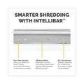 Fellowes Powershred LX200 Micro-Cut Shredder, 12 Manual Sheet Capacity, White
