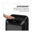 Fellowes Powershred LX210 Micro-Cut Shredder, 16 Manual Sheet Capacity, Black