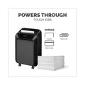 Fellowes Powershred LX210 Micro-Cut Shredder, 16 Manual Sheet Capacity, Black