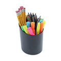 Universal Recycled Big Pencil Cup, Plastic, 4.38" Diameter x 5.63"h, Black