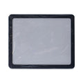 Universal Recycled Cubicle Dry Erase Board, 15.88 x 12.88, Charcoal, with Three Magnets