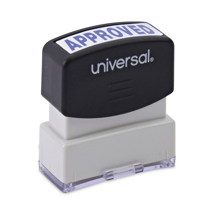 Universal Message Stamp, APPROVED, Pre-Inked One-Color, Blue