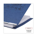 Universal Pressboard Hanging Binder, 2 Posts, 6" Capacity, 9.5 x 11, Blue