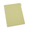 Universal Insertable Tab Index, 8-Tab, 11 x 8.5, Buff, Clear Tabs, 24 Sets