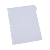 Universal Self-Tab Index Dividers, 8-Tab, 11 x 8.5, White, 24 Sets