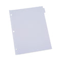 Universal Self-Tab Index Dividers, 8-Tab, 11 x 8.5, White, 24 Sets