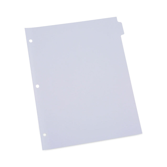Universal Self-Tab Index Dividers, 8-Tab, 11 x 8.5, White, 24 Sets