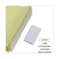 Universal Deluxe Extended Insertable Tab Indexes, 5-Tab, 11 x 8.5, Buff, Clear Tabs, 24 Sets