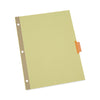 Universal Deluxe Extended Insertable Tab Indexes, 8-Tab, 11 x 8.5, Buff, Assorted Tabs, 24 Sets