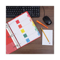 Universal Deluxe Table of Contents Dividers for Printers, 5-Tab, 1 to 5; Table Of Contents, 11 x 8.5, White, 6 Sets