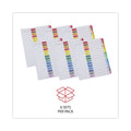 Universal Deluxe Table of Contents Dividers for Printers, 15-Tab, 1 to 15; Table Of Contents, 11 x 8.5, White, 6 Sets