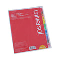 Universal Deluxe Table of Contents Dividers for Printers, 12-Tab, Jan. to Dec., 11 x 8.5, White, 1 Set