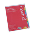 Universal Deluxe Table of Contents Dividers for Printers, 31-Tab, 1 to 31, 11 x 8.5, White, 1 Set