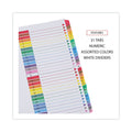 Universal Deluxe Table of Contents Dividers for Printers, 31-Tab, 1 to 31, 11 x 8.5, White, 1 Set