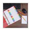Universal Deluxe Table of Contents Dividers for Printers, 31-Tab, 1 to 31, 11 x 8.5, White, 1 Set