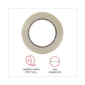 Universal 120# Utility Grade Filament Tape, 3" Core, 18 mm x 54.8 m, Clear