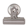 Universal Bulldog Magnetic Clips, Medium, Nickel, 12/Pack