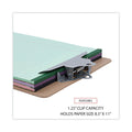 Universal Hardboard Clipboard, 1.25" Clip Capacity, Holds 8.5 x 11 Sheets, Brown, 3/Pack