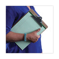 Universal Hardboard Clipboard, 1.25" Clip Capacity, Holds 8.5 x 11 Sheets, Brown, 3/Pack