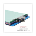 Universal Plastic Clipboard with High Capacity Clip, 1.25" Clip Capacity, Holds 8.5 x 11 Sheets, Translucent Blue