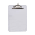 Universal Plastic Clipboard with High Capacity Clip, 1.25" Clip Capacity, Holds 8.5 x 11 Sheets, Clear